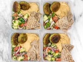 Falafel and Hummus Box Meal Prep