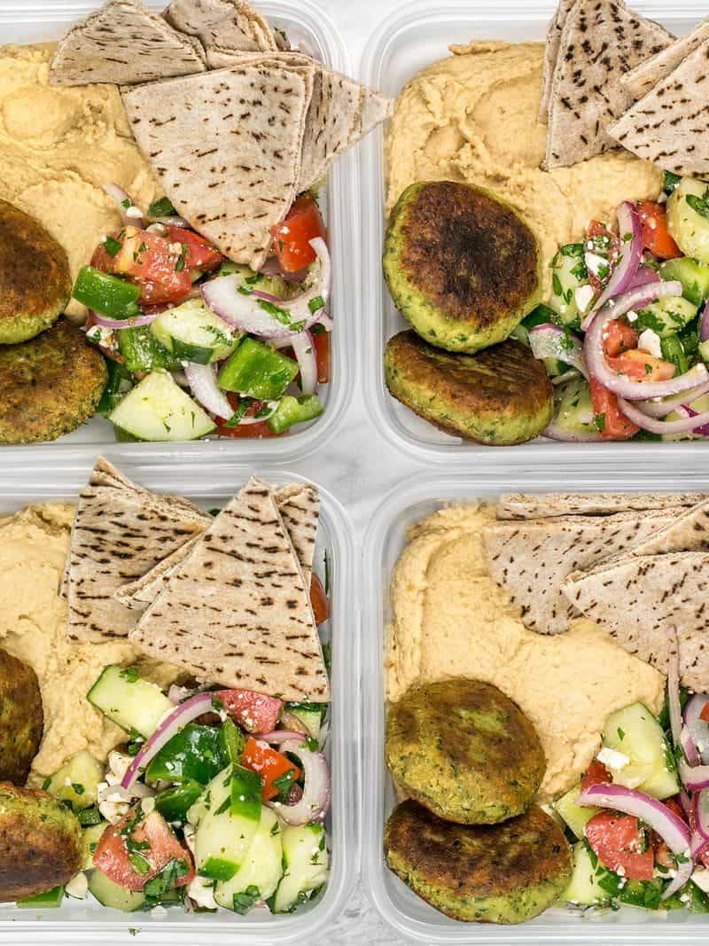 Sunday Meal Prep: Falafel and Hummus Box - Budget Bytes