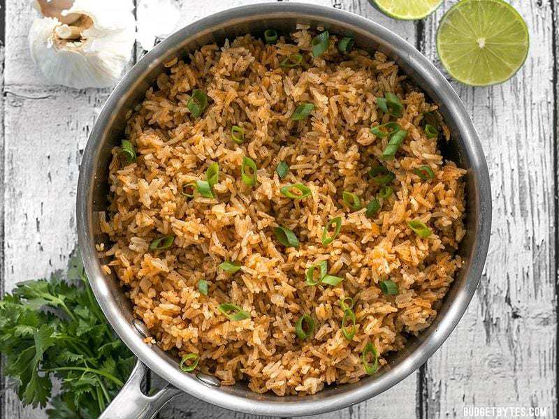 Easy Taco Rice Recipe - Step by Step Photos - Budget Bytes