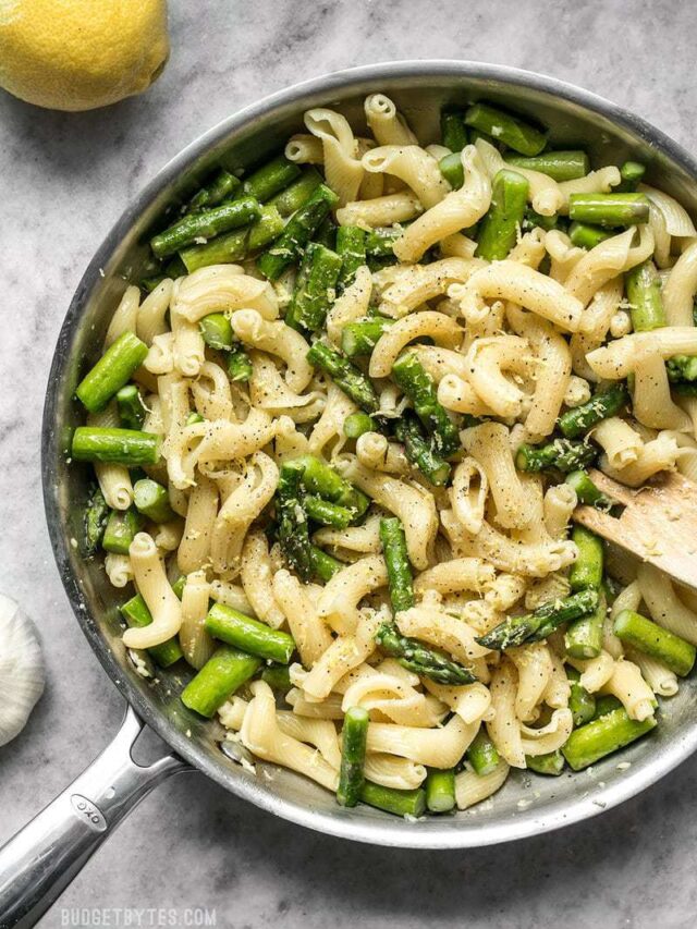 Asparagus Pasta Recipe - Budget Bytes