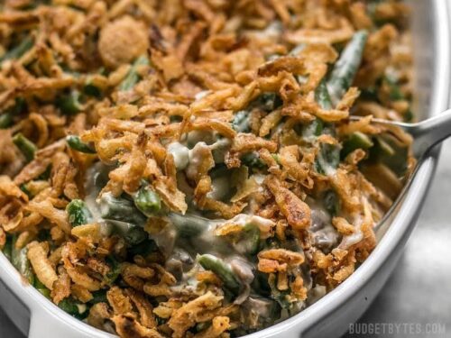 Creamy Green Bean Casserole (No Canned Soup) - Budget Bytes