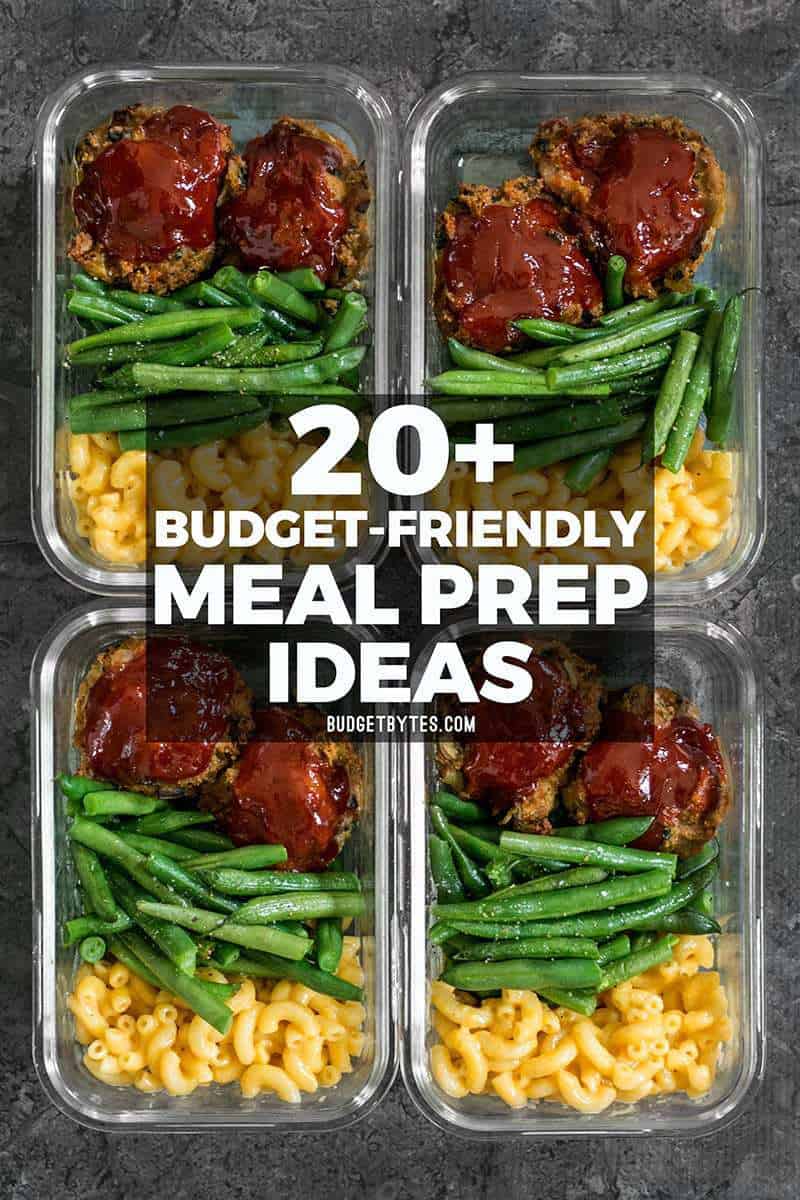 budget friendly meal prep ideas