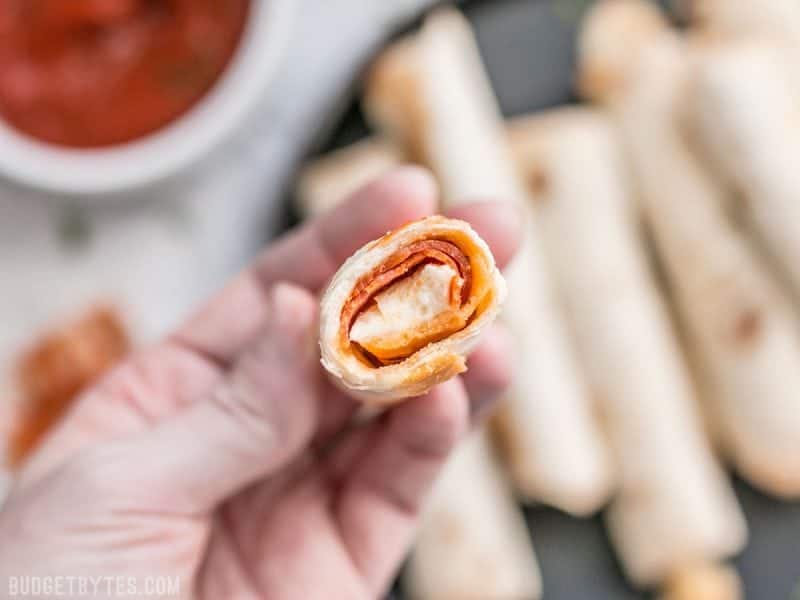 Pizza Roll Ups An Easy Last Minute Appetizer Budget Bytes
