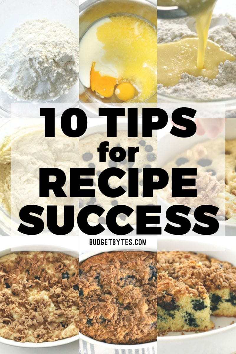 10 Tips For Recipe Success V 