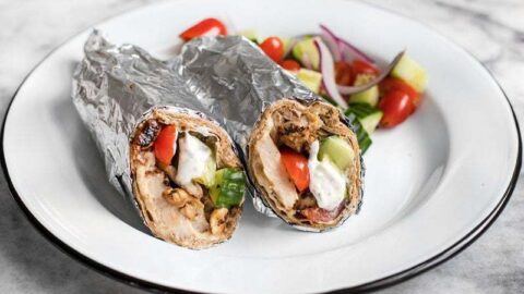 Greek Burrito Snack Wrap