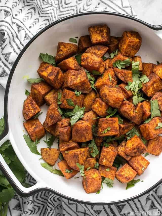 Moroccan Spiced Sweet Potatoes - Step by Step Phtotos - Budget Bytes