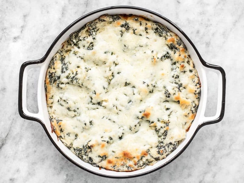 Baked Double Spinach Artichoke Dip