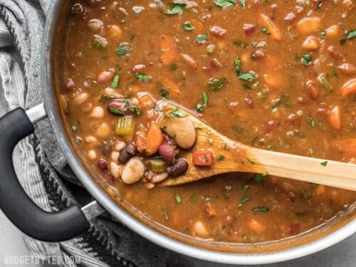 Vegetarian 15 Bean Soup - Budget Bytes