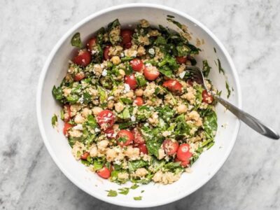 Spinach Chickpea and Quinoa Salad Recipe - Budget Bytes