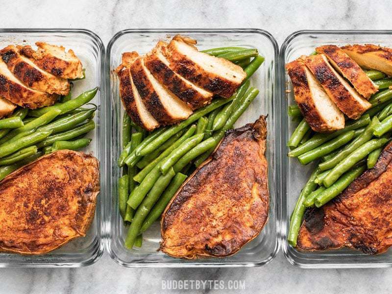 Spicy Chicken and Sweet Potato Meal Prep Magic Recipe - Pinch of Yum