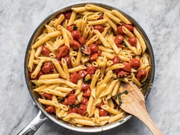 Fresh Tomato Basil Pasta With Ricotta - Budget Bytes