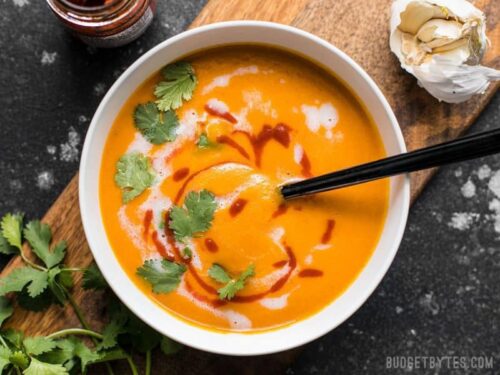 Thai Curried Carrot Ginger Soup - Cotter Crunch