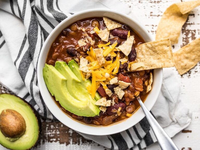 Slow Cooker Vegetarian Lentil Chili Budget Bytes