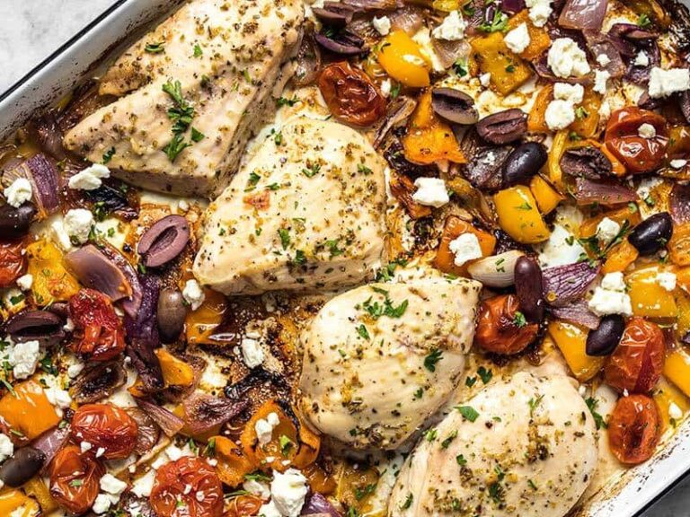 Sheet Pan Greek Chicken and Vegetables - Budget Bytes