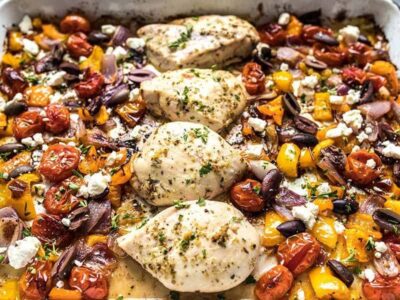 Sheet Pan Greek Chicken and Vegetables - Budget Bytes