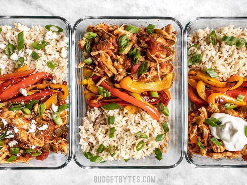 Sweet Chili Chicken Meal Prep Bowls