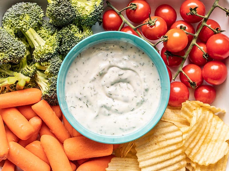 Homemade Ranch Dressing {Just Chill & Serve!} - Spend With Pennies