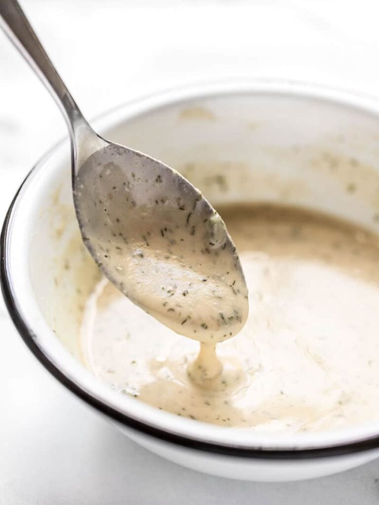 Lemon Dill Tahini Dressing - Vegan - Dairy Free - Budget Bytes