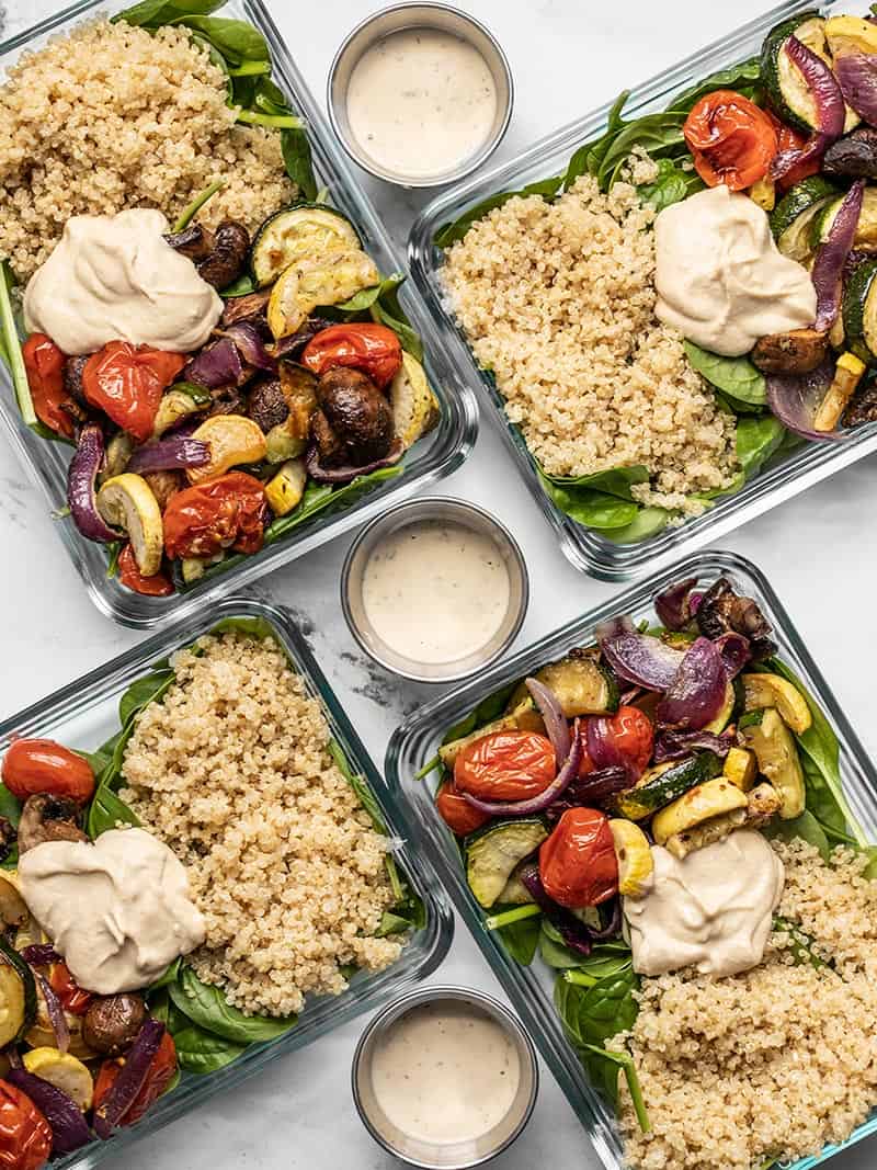 10 Delicious Salad Meal Prep Recipes - 20 Dishes