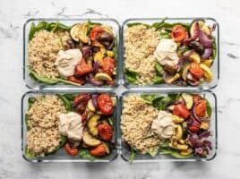 Roasted Vegetable Salad Meal Prep - Budget Bytes