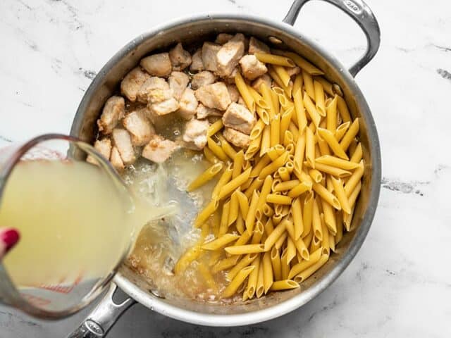 One Pot Creamy Pesto Chicken Pasta Recipe - Budget Bytes