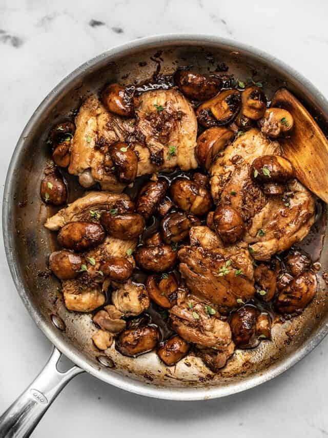 Balsamic Chicken And Mushrooms Recipe - Budget Bytes