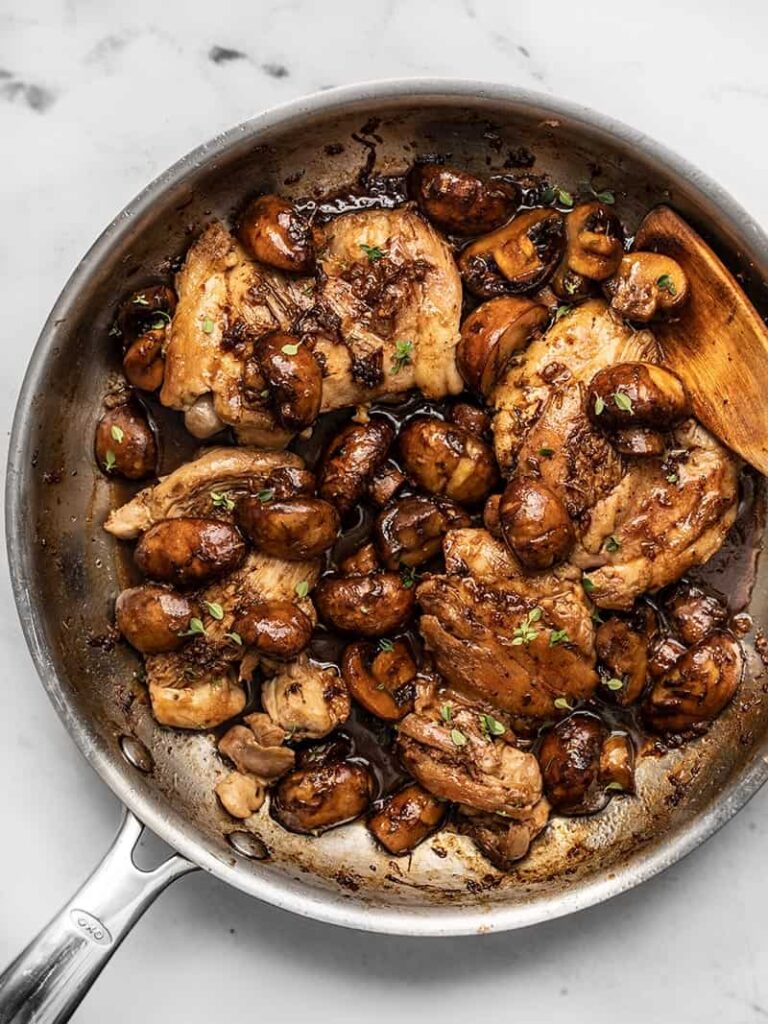 Balsamic Chicken and Mushrooms Recipe