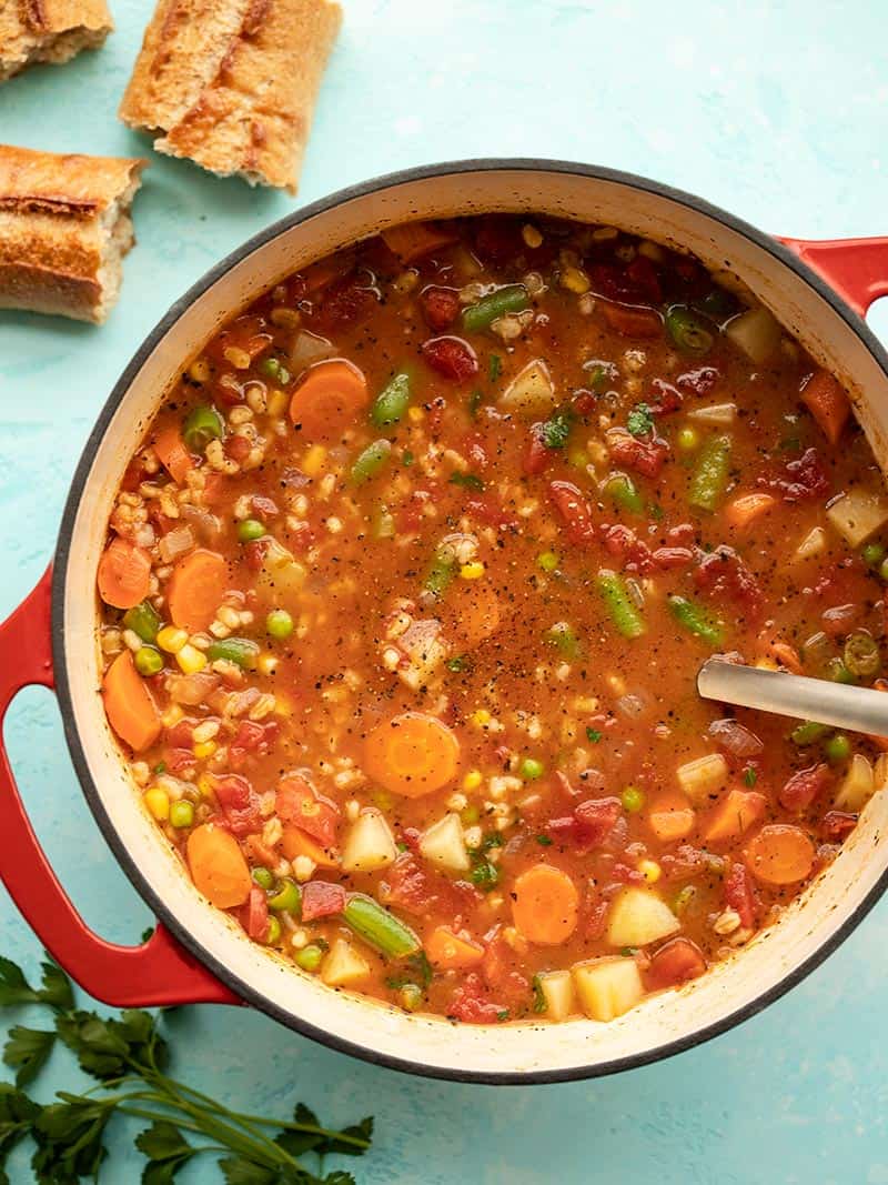 Chicken, Barley and Vegetable Soup
