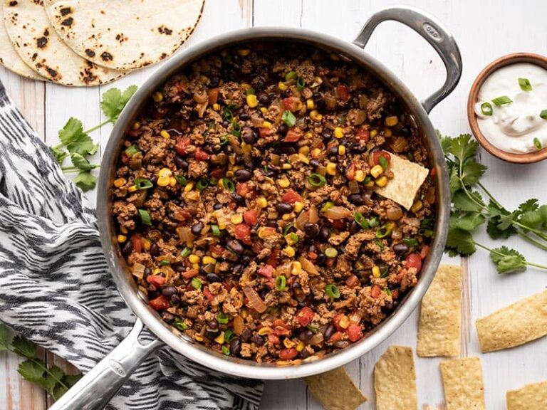 Turkey Taco Skillet Recipe - No Rice - Budget Bytes