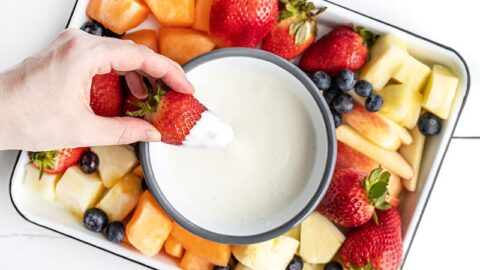 Cottage Cheese and Honey Recipe (Dip or Spread for Fruit)