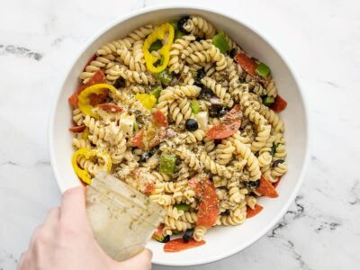 Pizza Pasta Salad Recipe - Budget Bytes