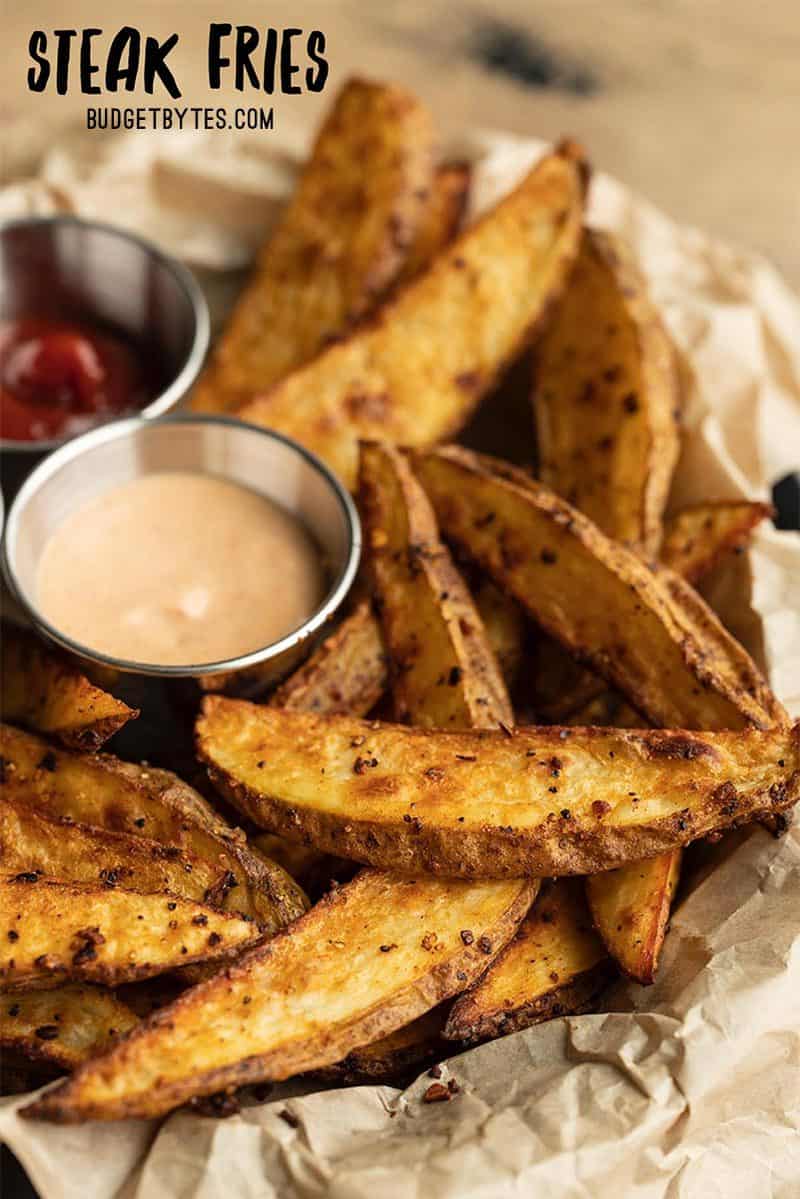 Easy Oven Baked Steak Fries Recipe - Budget Bytes