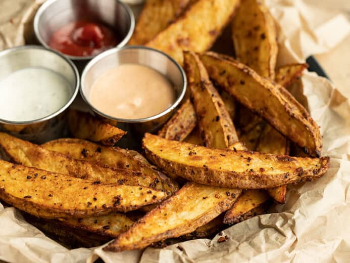 Easy Oven Baked Steak Fries Recipe - Budget Bytes