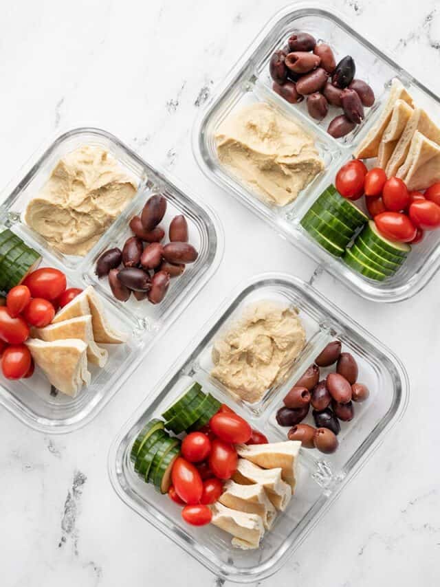 The Hummus Lunch Box - No-Cook Lunch Ideas - Budget Bytes