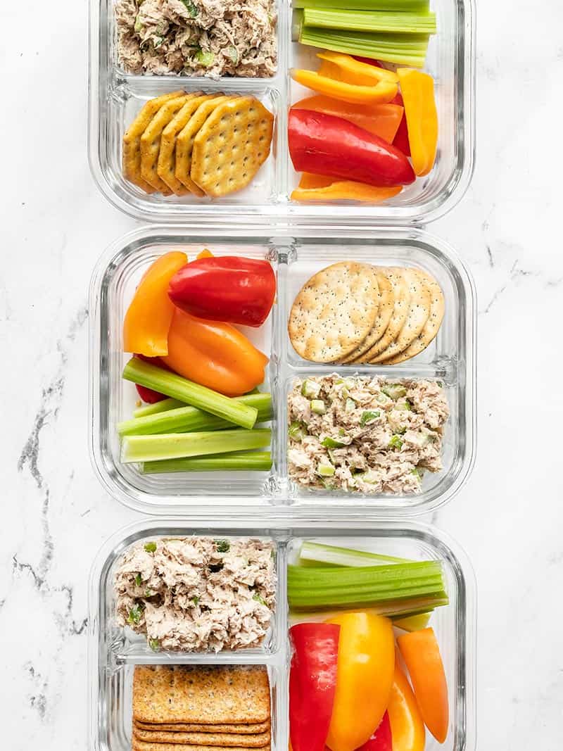 The Tuna Salad Lunch Box - No Cook Lunch Idea - Budget Bytes