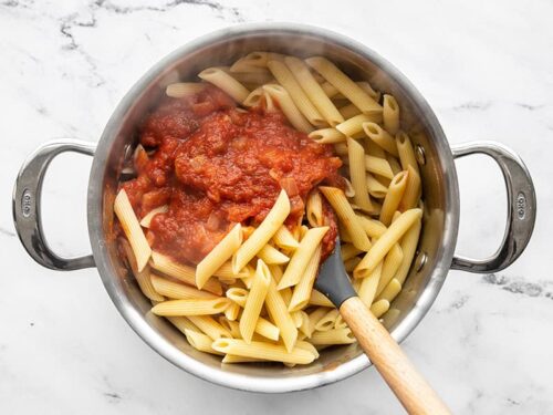 Roasted Vegetable Baked Penne (or Ziti) - Budget Bytes