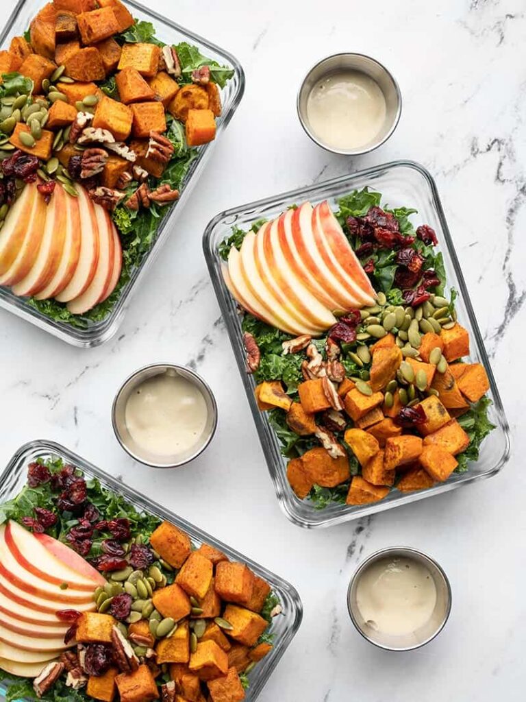 Autumn Kale & Sweet Potato Salad