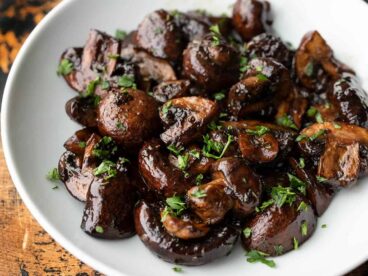 Balsamic Roasted Mushrooms - Budget Bytes