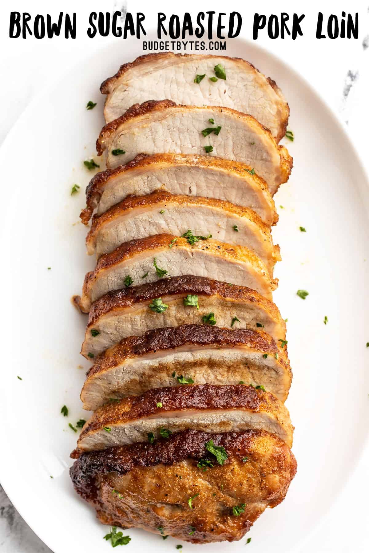 Brown Sugar Roasted Pork Loin Tender And Juicy Budget Bytes