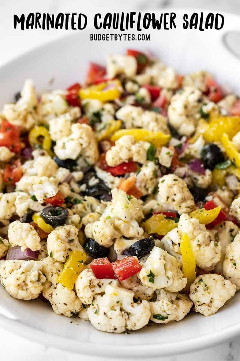 Marinated Cauliflower Salad - Budget Bytes