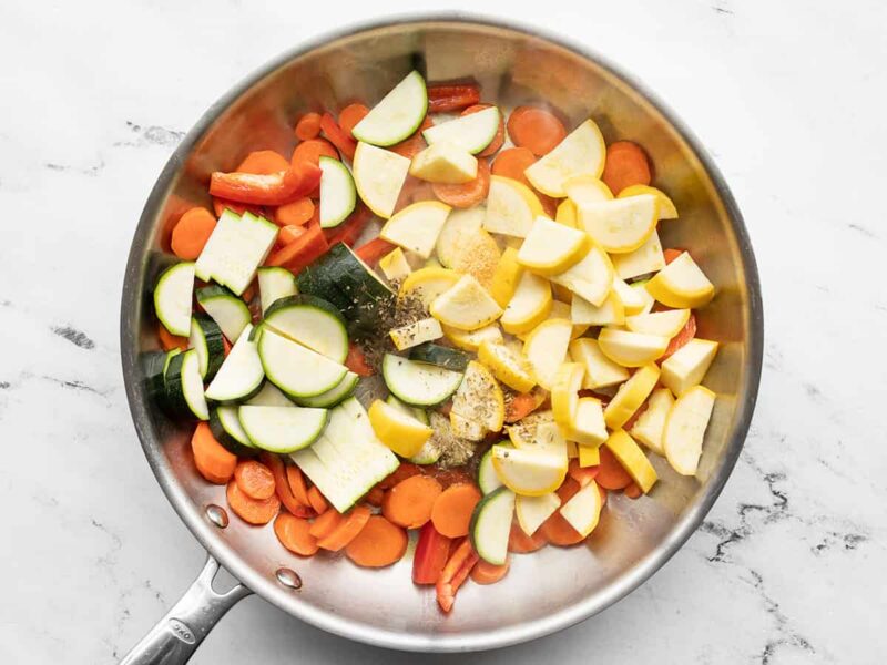 Simple Sautéed Vegetables Easy Side Dish Budget Bytes 