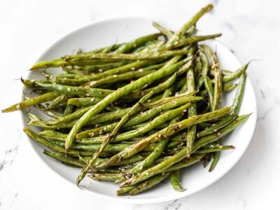 Sesame Roasted Green Beans - Easy Side Dish - Budget Bytes