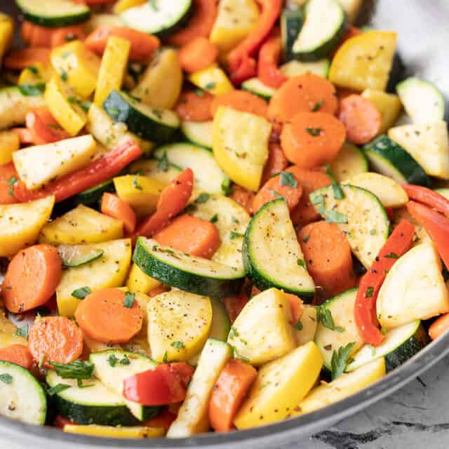 Simple Sautéed Vegetables - Easy Side Dish - Budget Bytes