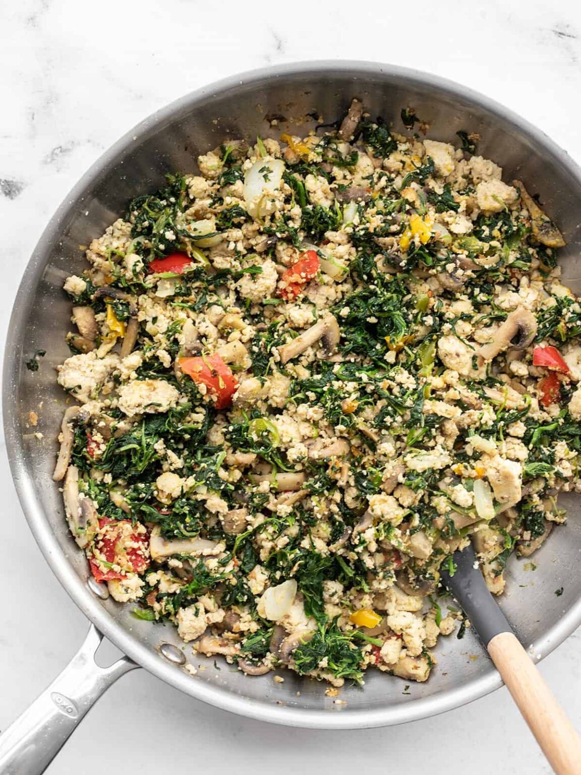 Vegetable Tofu Scramble - Easy Vegan Meal - Budget Bytes