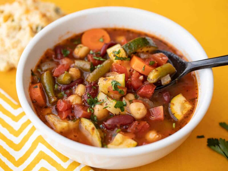 Easy Minestrone Soup Budget Bytes 8953