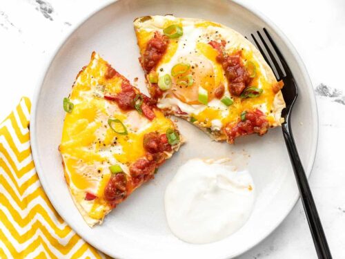 Southwest Tortilla Baked Eggs - Budget Bytes