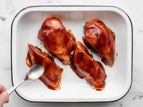 BBQ Cheddar Baked Chicken - Easy Dinner Idea - Budget Bytes