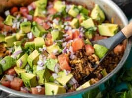 Beef and Cauliflower Taco Skillet - Budget Bytes