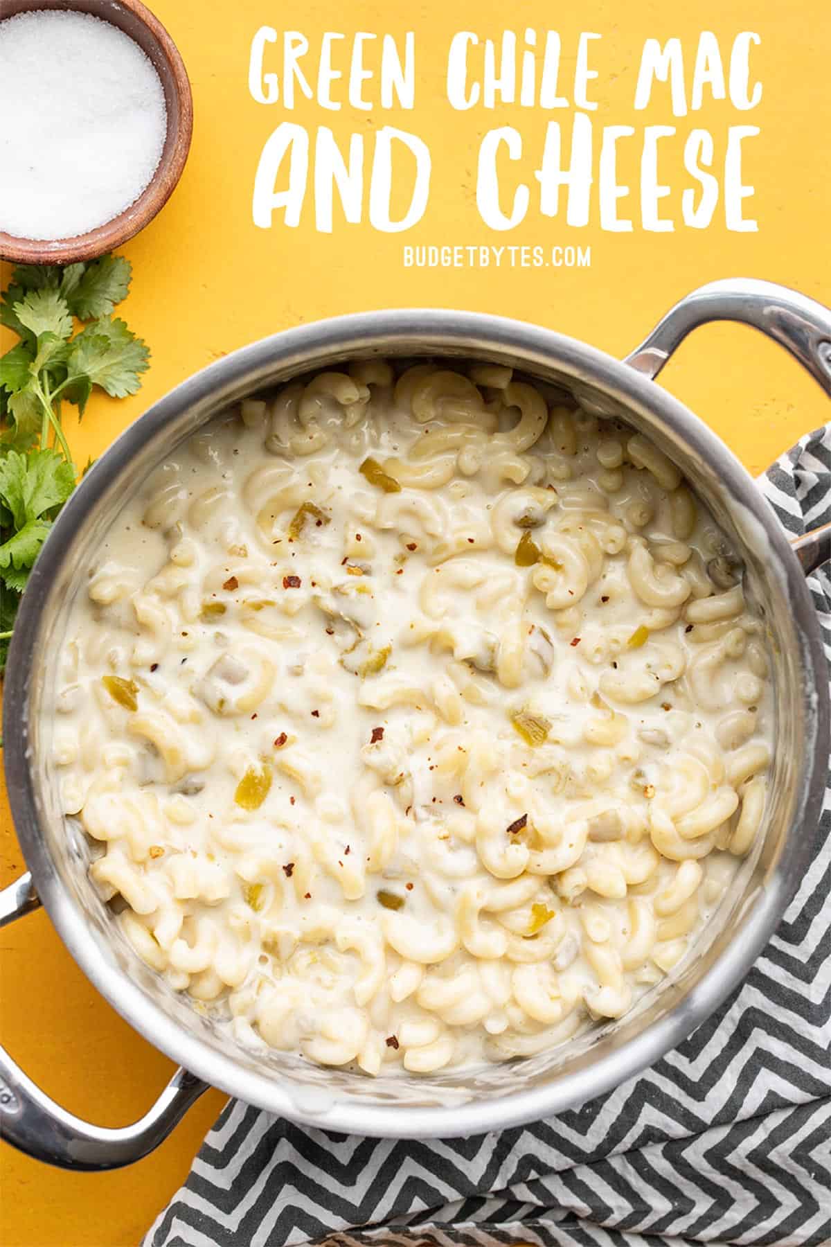 Green Chile Mac and Cheese - Budget Bytes