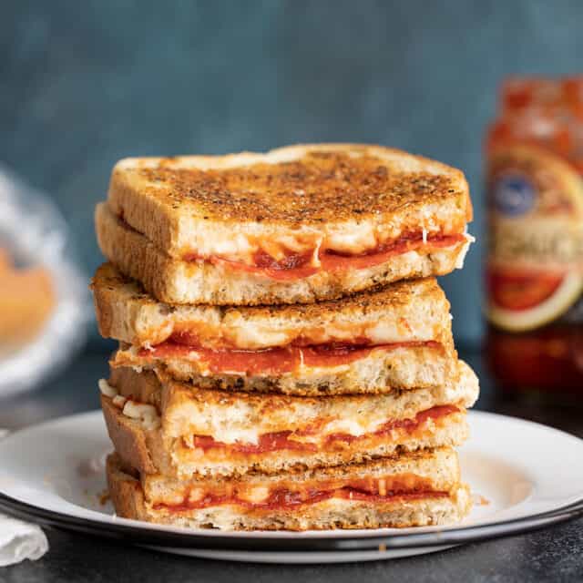 Pizza Melts (Pizza Grilled Cheese) - Budget Bytes